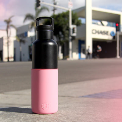 Black-Rose Pink 20 Oz