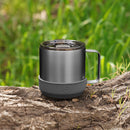 Titanium Grey camp mug-Metallic Grey 10 OZ