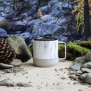 White Marble Camp Mug - Eucalyptus 10 OZ