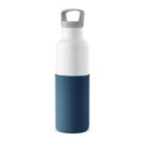 White-Navy Blue 20 Oz