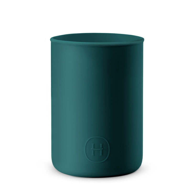 Silicone sleeve- Peacock Green 16fl oz