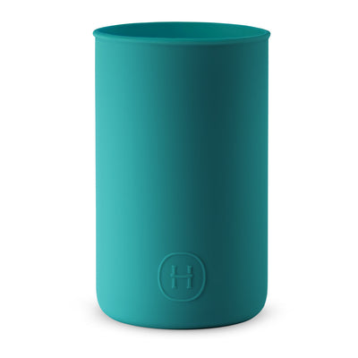 Silicone sleeve- Dark Cyan, HYDY - Water bottles, 18/8 (304) Stainless Steel, BPA Free, Reusable