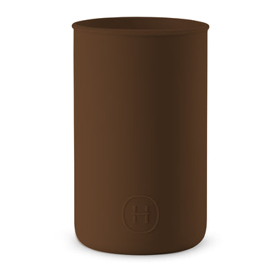 Silicone sleeve- Mocha, HYDY - Water bottles, 18/8 (304) Stainless Steel, BPA Free, Reusable