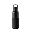 Black-Ink Black 16 Oz, HYDY - Water bottles, 18/8 (304) Stainless Steel, BPA Free, Reusable