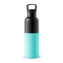 Black-Arctic Blue 20 Oz, HYDY - Water bottles, 18/8 (304) Stainless Steel, BPA Free, Reusable