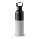 Black-Cloudy Grey 20 Oz, HYDY - Water bottles, 18/8 (304) Stainless Steel, BPA Free, Reusable