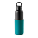 Black-Dark Cyan 20 Oz, HYDY - Water bottles, 18/8 (304) Stainless Steel, BPA Free, Reusable