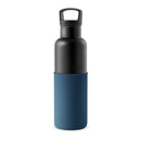 Black-Navy Blue 20 Oz, HYDY - Water bottles, 18/8 (304) Stainless Steel, BPA Free, Reusable