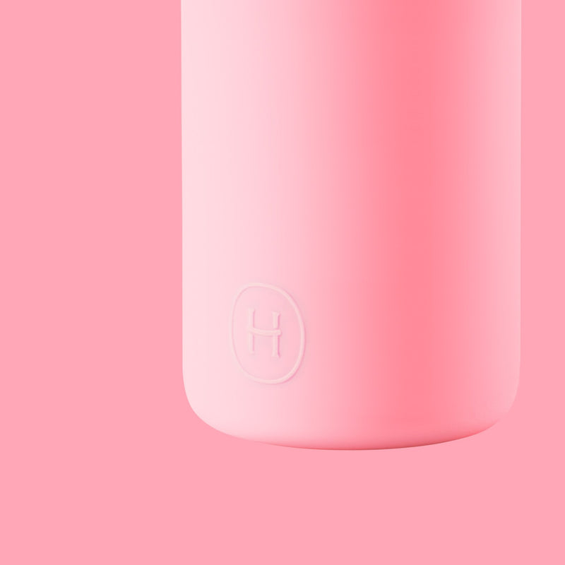 Black-Rose Pink 20 Oz, HYDY - Water bottles, 18/8 (304) Stainless Steel, BPA Free, Reusable