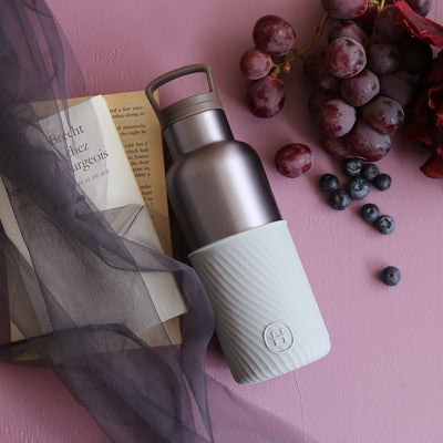 Dusk violet-Cloudy Grey 16 Oz