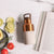 Bronze Gold-Eucalyptus 12 Oz, HYDY - Water bottles, 18/8 (304) Stainless Steel, BPA Free, Reusable