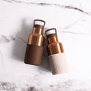 Bronze Gold-Eucalyptus 12 Oz, HYDY - Water bottles, 18/8 (304) Stainless Steel, BPA Free, Reusable