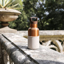 Bronze Gold-Eucalyptus 12 Oz, HYDY - Water bottles, 18/8 (304) Stainless Steel, BPA Free, Reusable