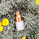 Bronze Gold-Eucalyptus 12 Oz, HYDY - Water bottles, 18/8 (304) Stainless Steel, BPA Free, Reusable