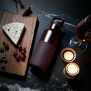 Burgundy-Black Cherry 16 Oz, HYDY - Water bottles, 18/8 (304) Stainless Steel, BPA Free, Reusable