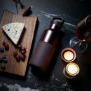 Burgundy-Black Cherry 16 Oz, HYDY - Water bottles, 18/8 (304) Stainless Steel, BPA Free, Reusable
