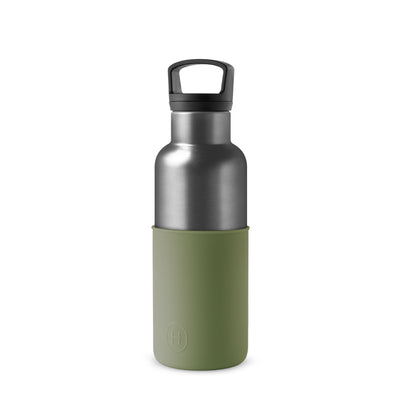 Titanium Grey Bottle and Tumbler Set, HYDY - Water bottles, 18/8 (304) Stainless Steel, BPA Free, Reusable