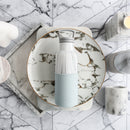 White Marble-Cumulus 16 Oz, HYDY - Water bottles, 18/8 (304) Stainless Steel, BPA Free, Reusable