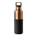 Bronze Gold-Midnight Black 20 Oz, HYDY - Water bottles, 18/8 (304) Stainless Steel, BPA Free, Reusable