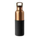 Bronze Gold-Midnight Black 20 Oz, HYDY - Water bottles, 18/8 (304) Stainless Steel, BPA Free, Reusable