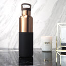 Bronze Gold-Midnight Black 20 Oz, HYDY - Water bottles, 18/8 (304) Stainless Steel, BPA Free, Reusable