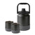 Black Outdoor Jug and Camp Mug Set