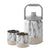 White Marble Outdoor Jug and Camp Mug Set