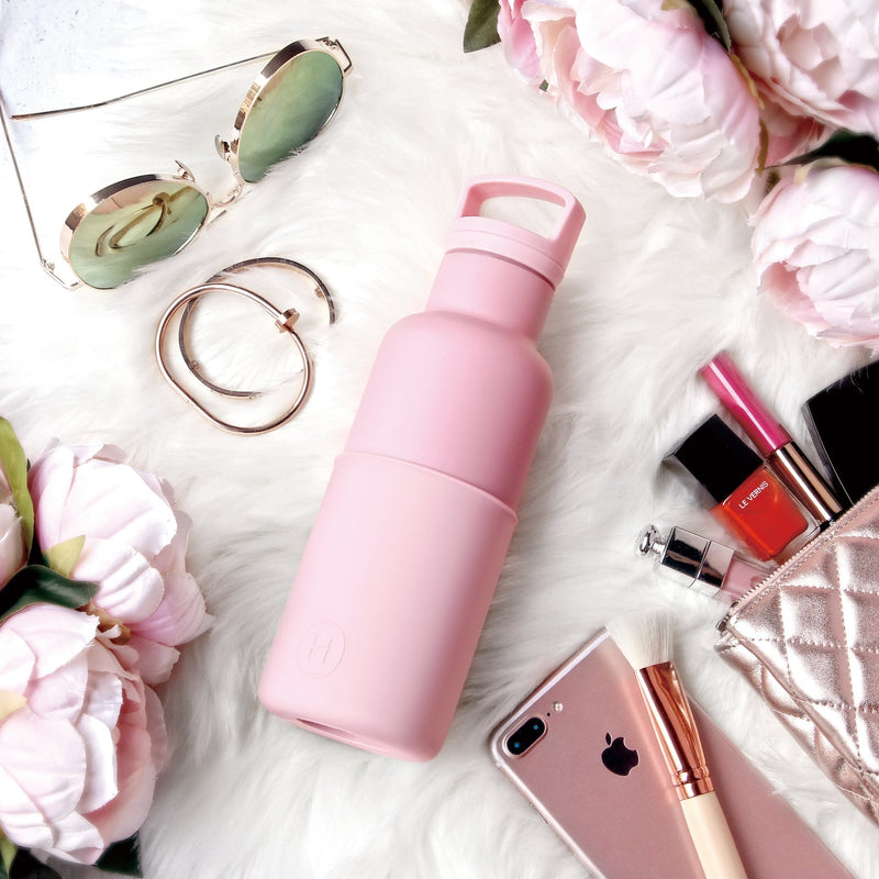 Rose Pink-Sweet Taffy 16 Oz, HYDY - Water bottles, 18/8 (304) Stainless Steel, BPA Free, Reusable