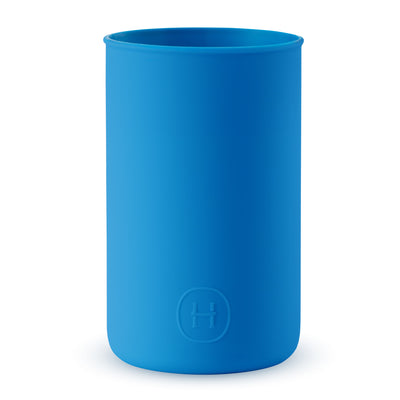 Silicone sleeve- BLUE, HYDY - Water bottles, 18/8 (304) Stainless Steel, BPA Free, Reusable