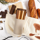 Bronze Gold Travel Mug - Eucalyptus 15 Oz