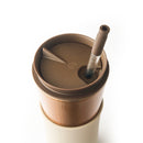 Bronze Gold Travel Mug - Eucalyptus 15 Oz