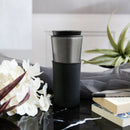 Titanium Grey Travel Mug - Ink Black 15 Oz