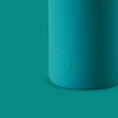 White-Dark Cyan 20 Oz, HYDY - Water bottles, 18/8 (304) Stainless Steel, BPA Free, Reusable
