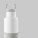White-Cloudy Grey 20 Oz, HYDY - Water bottles, 18/8 (304) Stainless Steel, BPA Free, Reusable