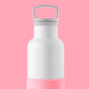 White-Rose pink 20 Oz, HYDY - Water bottles, 18/8 (304) Stainless Steel, BPA Free, Reusable