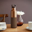 Bronze Gold-Mocha 20 Oz, HYDY - Water bottles, 18/8 (304) Stainless Steel, BPA Free, Reusable
